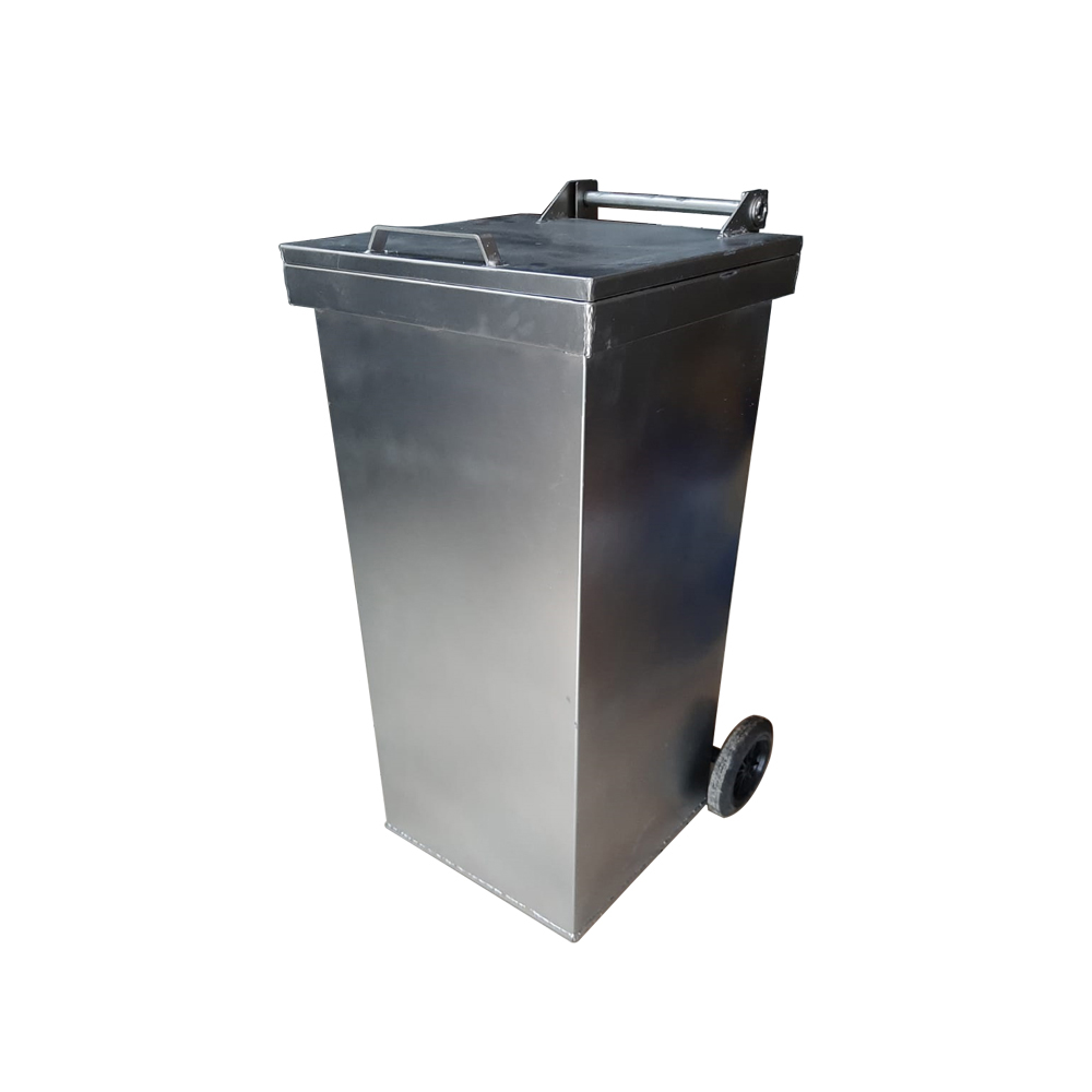 240 Liter Metal Waste Container